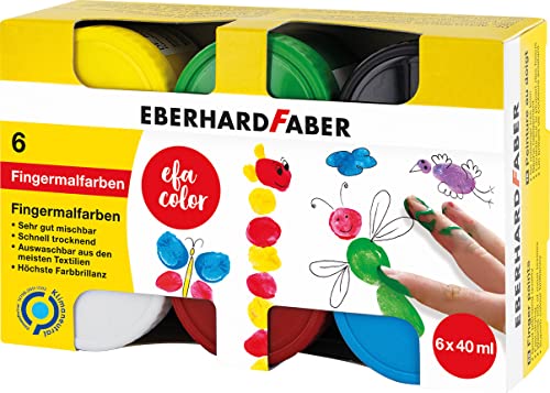 Eberhard Faber 578606 - EFA Color Fingerfarben-Set...