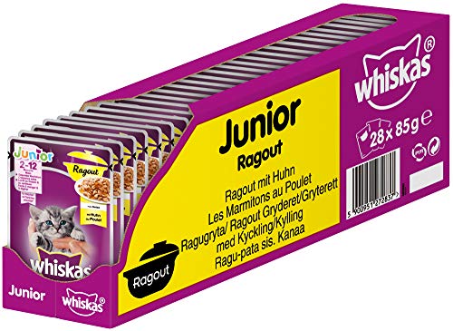Whiskas Junior Ragout – Huhn in Gelee – Für...
