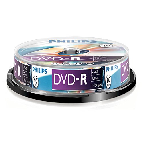 Philips DVD-R Rohlinge (4.7 GB Data/120 Minuten...