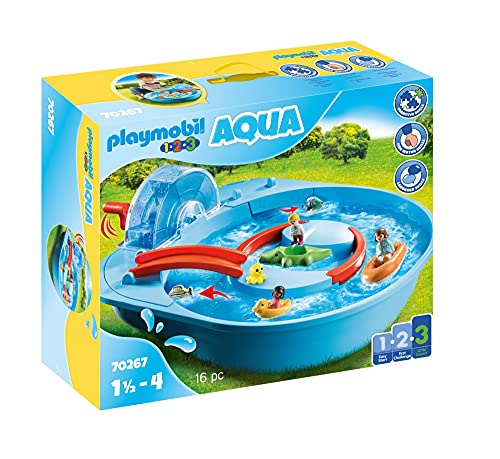 Playmobil 1.2.3 Aqua 70267 Fröhliche Wasserbahn...