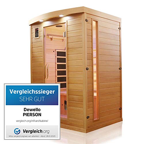 Dewello Infrarotsauna Infrarotkabine Infrarotsauna...