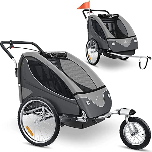 KESSER® Cruiser Kinderanhänger Fahrradanhänger...