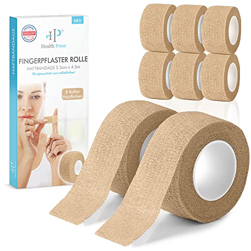 Fingerpflaster Selbsthaftend - 8x Pflaster Rolle...