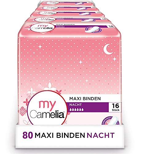 Camelia Maxi Binden Nacht, Selbstklebend, 5 x 16...