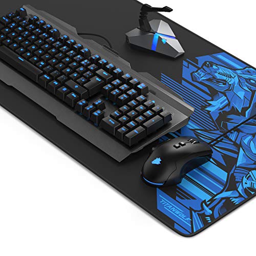 Titanwolf Gaming Set mit mechanischer Tastatur +...