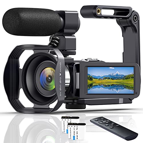 4K Videokamera Camcorder Full HD 48MP 60FPS WiFi...