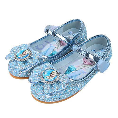 YOSICIL Mädchen Prinzessin Schuhe ELSA Kristall...