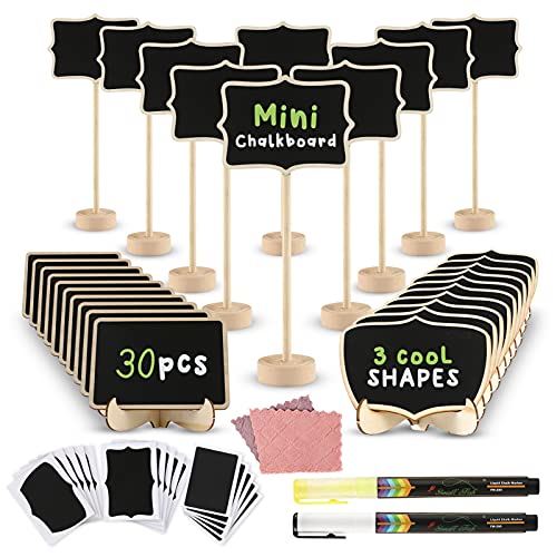 Tischkarten Kleine Tafeln mini Karten Set 30x...