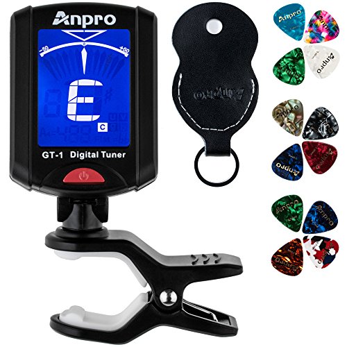 Anpro JT-10 Clip-On Digital Tuner Stimmer + 12 x...