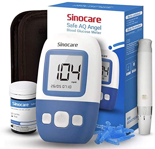 sinocare Safe AQ Angel Blutzuckermessgerät Set...