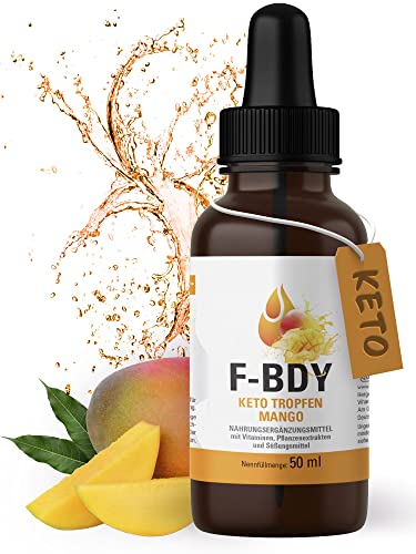 Vihado F-BDY Keto Tropfen, Mango Stoffwechsel...