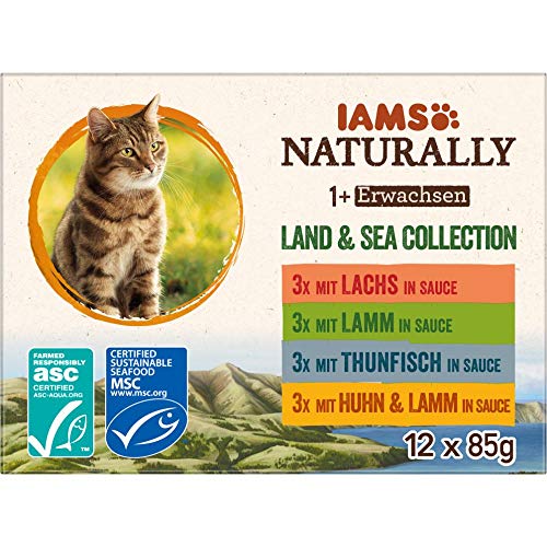 IAMS Naturally Katzenfutter Nass in Sauce -...