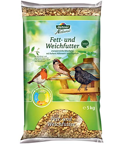 Dehner Natura Wildvogelfutter, Fett- und...