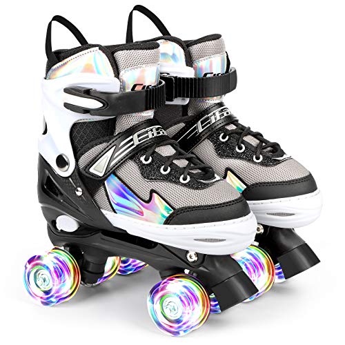 AILUKI Rollschuhe für Kinder Roller Skates für...