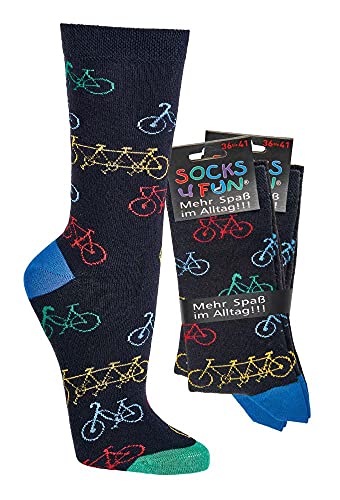 Socks4Fun Damen Jungen Mädchen Socken (2 Paar)...
