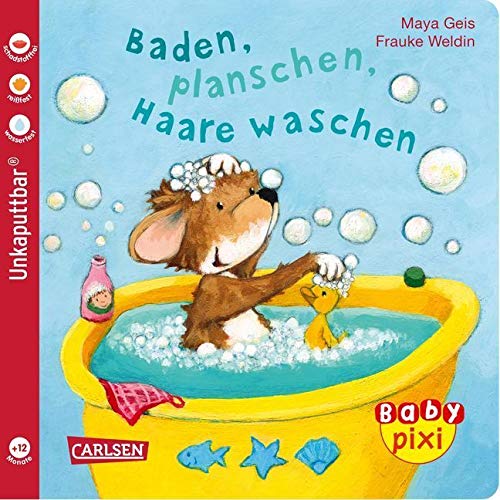 Baby Pixi 62: Baden, planschen, Haare waschen