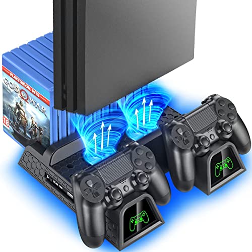 OIVO PS4 Lüfter, PS4 Kühler, PS4 Standfuß mit...