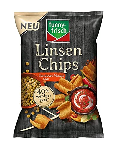 funny-frisch Linsen Chips Tandoori Masala, 12er...
