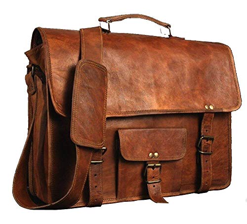 Leder-Herrentasche von Honey Leather Exportes -...