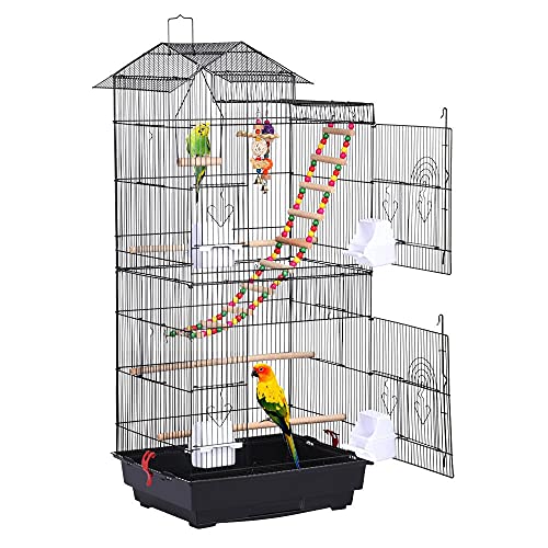 Yaheetech Vogelkäfig mit Vogelspielzeuge...