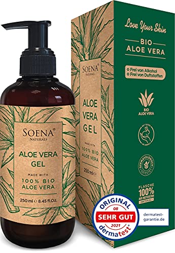 Aloe Vera Gel BIO - Vegan - | Mit PUREM BLATTSAFT...