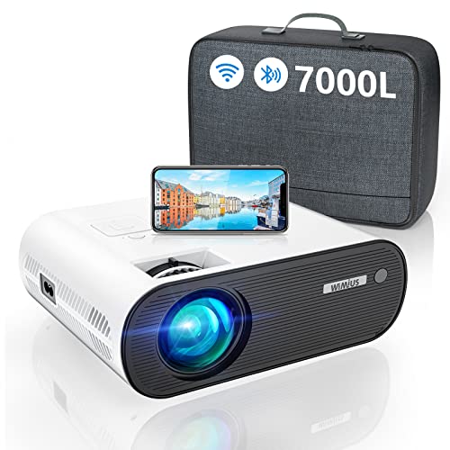 Mini Beamer, WiFi Bluetooth LED Video Beamer Full...