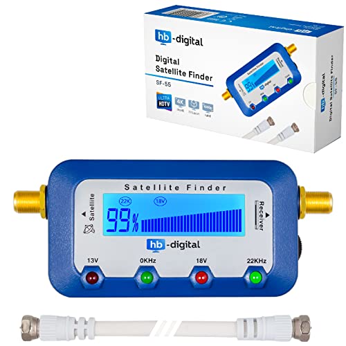 hb-digital SATFINDER mit digitaler LCD Anzeige und...