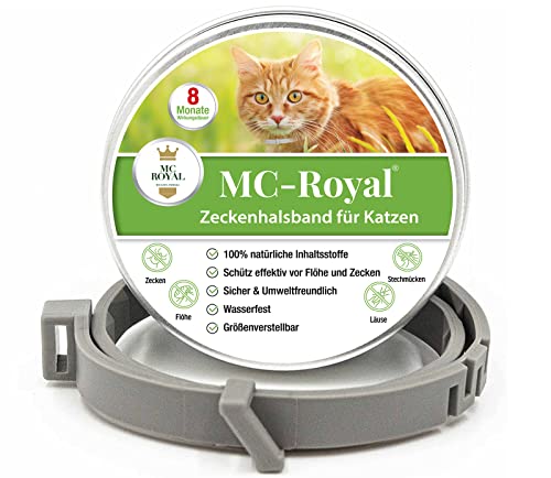 NEU: MC-Royal® Katzen Zeckenhalsband mit 100%...