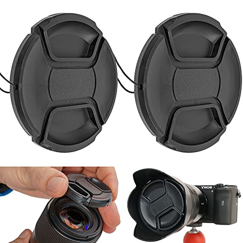 Kamera Objektiv Ersatz Deckel, 2 Pack, mit Ø 55...