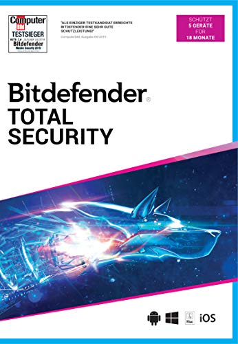 Bitdefender Total Security 2021 5 Gerät / 18...