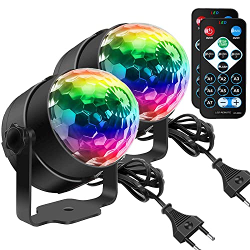 SEBRUANC Discokugel, Disco Lights LED Party Lampe...