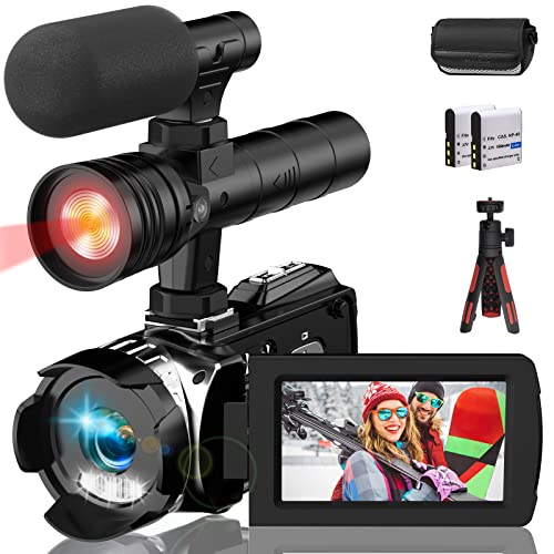 4K Videokamera Camcorder UHD 36MP IR Nachtversion...