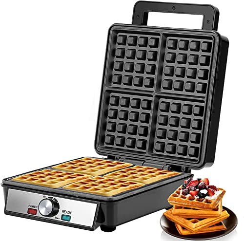 4 Teiliges Waffeleisen, Vasip Antihaft-Waffeleisen...