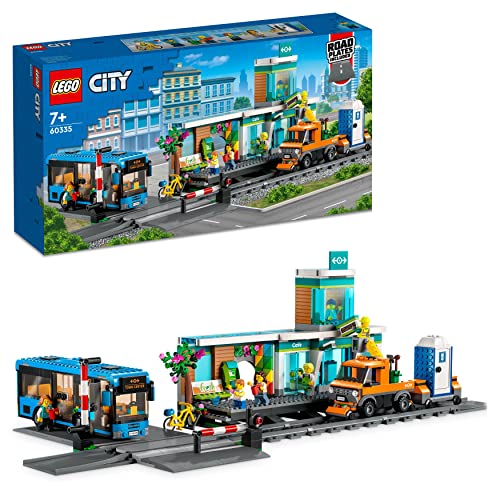 LEGO 60335 City Bahnhof, Spielzeug Set mit...