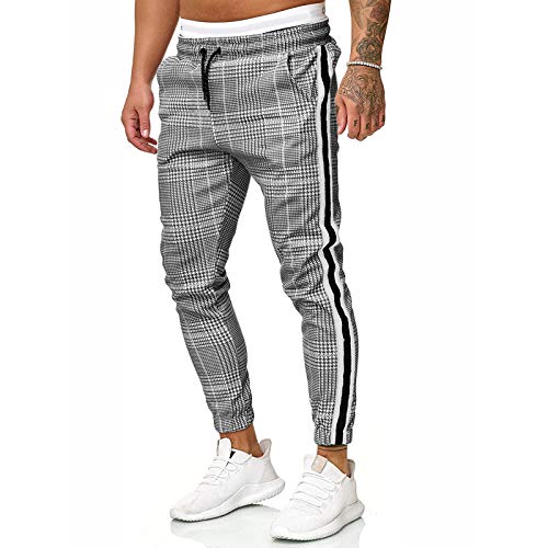 BBring Lange lässige Sporthose für Herren Slim...