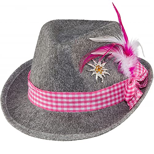 Krause & Sohn Trachtenhut Moni pink Oktoberfest...