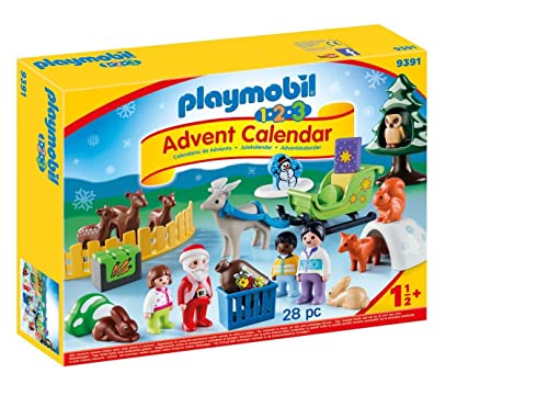 PLAYMOBIL Adventskalender 9391 Waldweihnacht der...