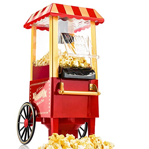 Gadgy Popcorn Maschine, Retro Popcorn Maker -...