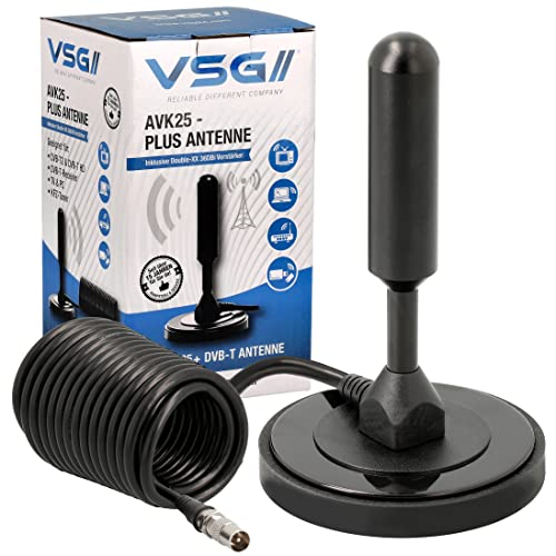 VSG24 DVBT2 Antenne - HDTV Zimmerantenne für...