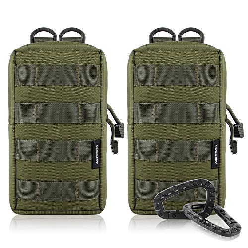 Airsson 2-Stück Molle Taschen Tactical Beutel...