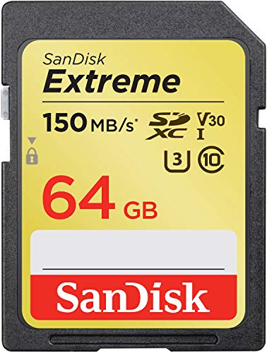 SanDisk Extreme 64GB SDXC Memory Card up to...