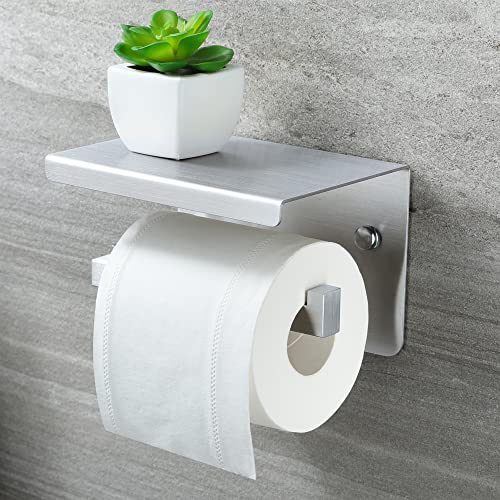 ZUNTO Toilettenpapierhalter mit Ablage Ohne...