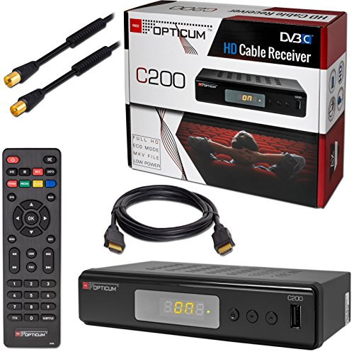 Kabel Receiver DVB-C HB-DIGITAL Set: Opticum HD...