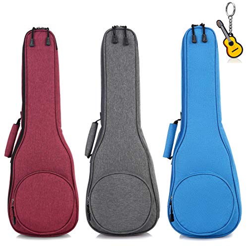 Longteam Runde Tasche für Ukulele, 10 mm dicker...