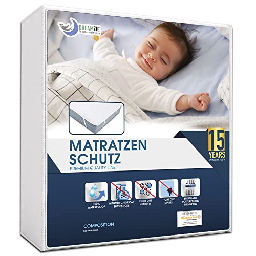 Dreamzie Matratzenschoner 70x140 - Für Matratze...