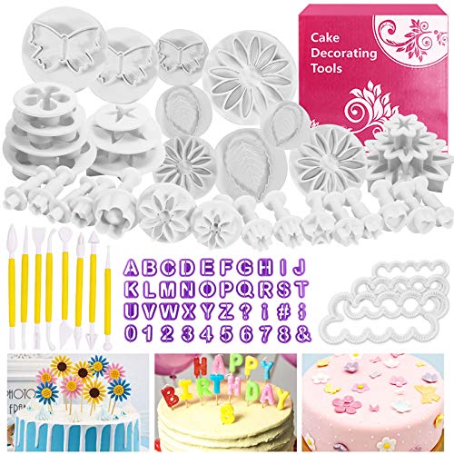 Fondant Ausstechformen Set, Buluri Backen Fondant...