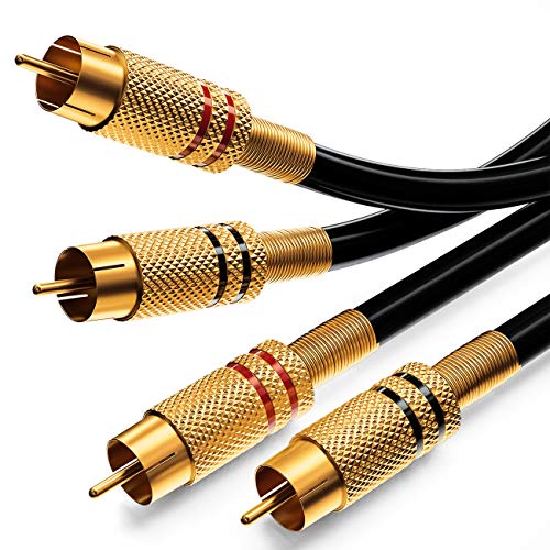 deleyCON 1,5m Audio Cinch Kabel 2x Cinch Stecker...