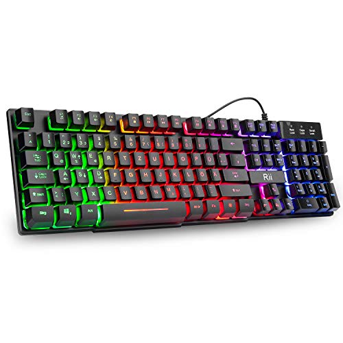 Rii Gaming Tastatur PC, PS4 Tastatur USB,...