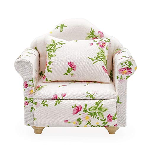 Odoria 1/12 Miniatur Einzel Couch Sofa Sessel...