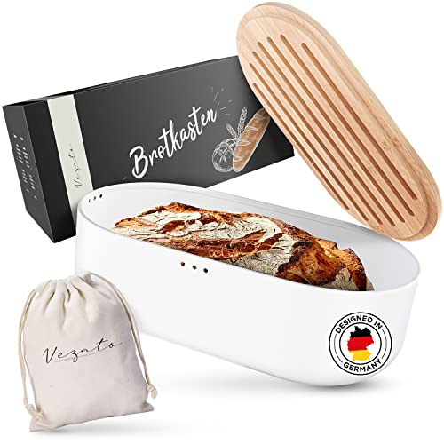 Vezato Brotbox – Nachhaltiger Brotkasten für...